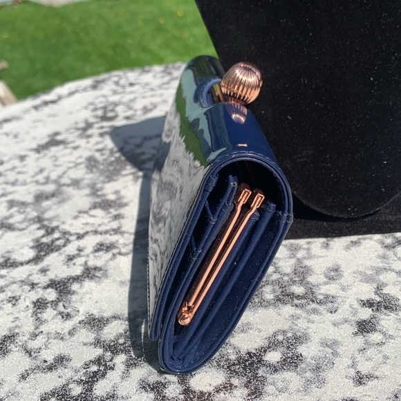 Kisslock wallet Ted Baker Blue patent leather - Picture 4 of 15
